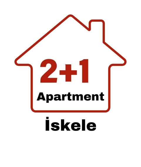 Image representing 2+1 flats located in Iskele area of ​​Northern Cyprus.